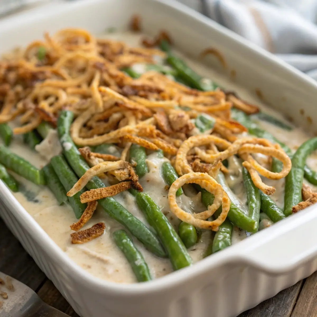 Gluten-Free Green Bean Casserole Holiday Side