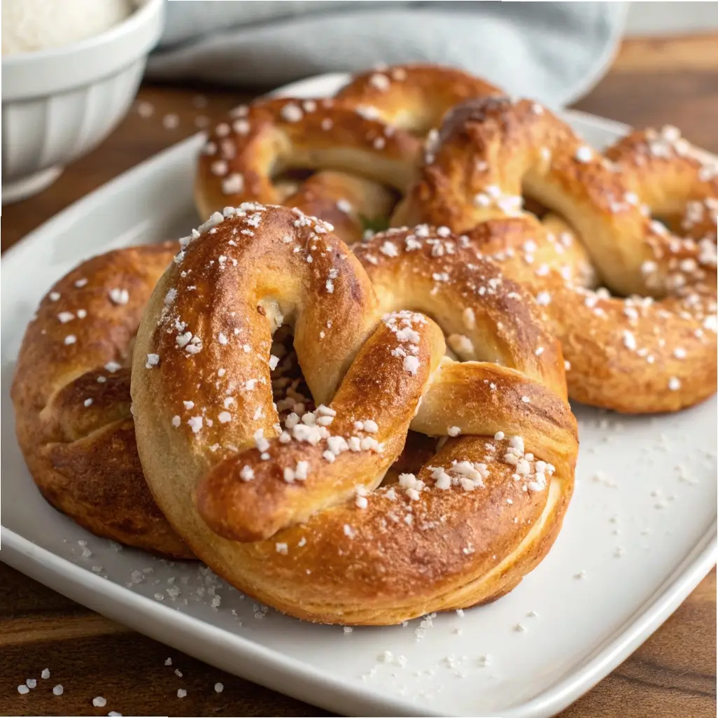 Sourdough Discard Soft Pretzels (Buttery Snack)