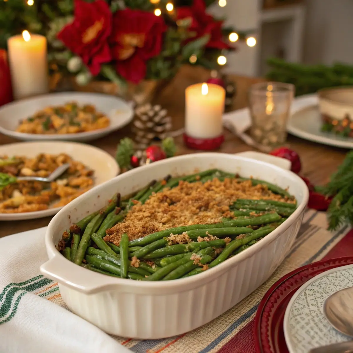 Green Bean Casserole for Holiday Meal