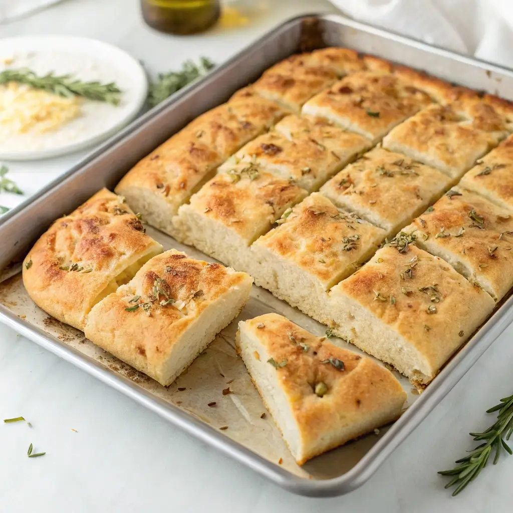 Sheet Pan Sourdough Focaccia for a Crowd