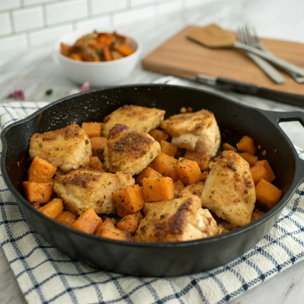 Sweet Potato Chicken Skillet