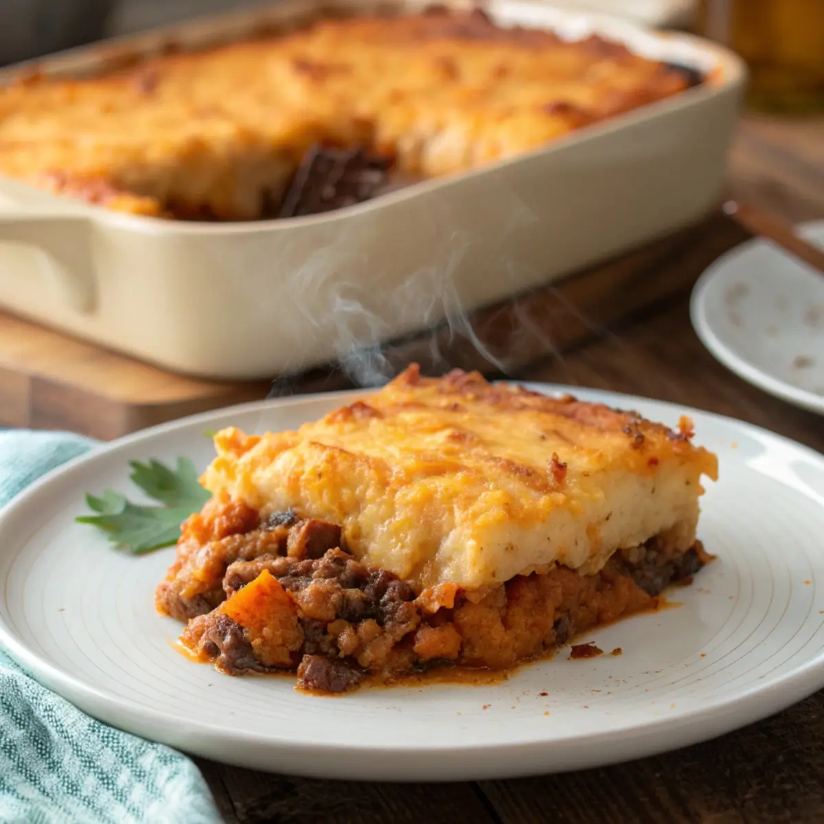 Sweet Potato Shepherd’s Pie (Healthy Version)
