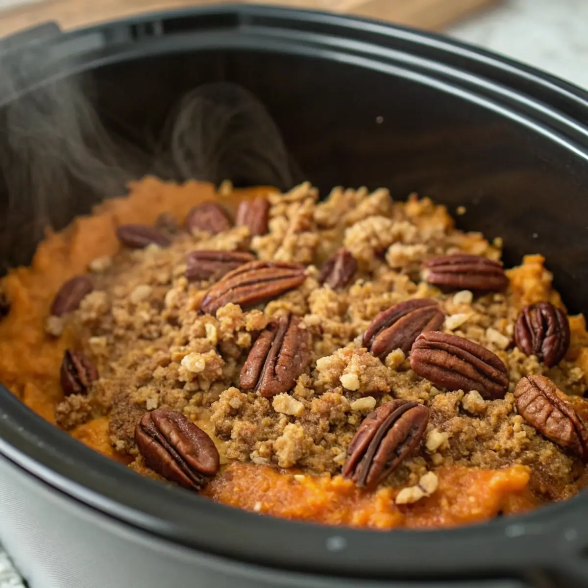 Slow-Cooker Sweet Potato Casserole Recipe