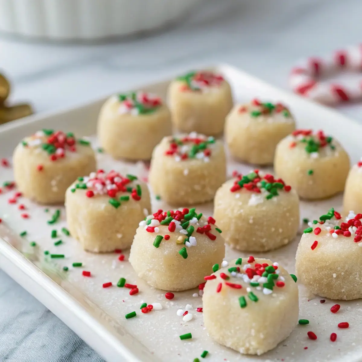 Sugar Cookie Fudge Bites