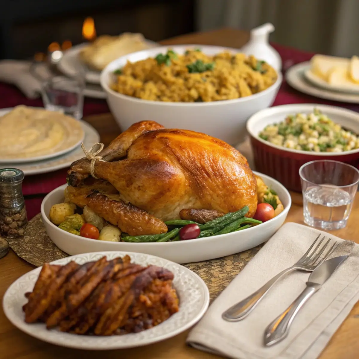 Small Thanksgiving Dinner for 4 (Cozy Family Meal)