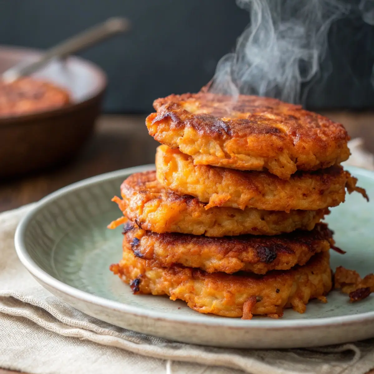 Sweet Potato Fritters Crispy
