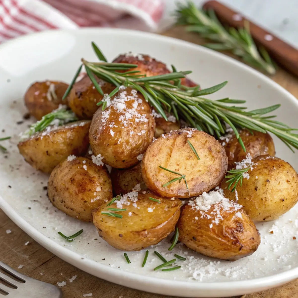 Rosemary Parmesan Roasted Baby Potatoes