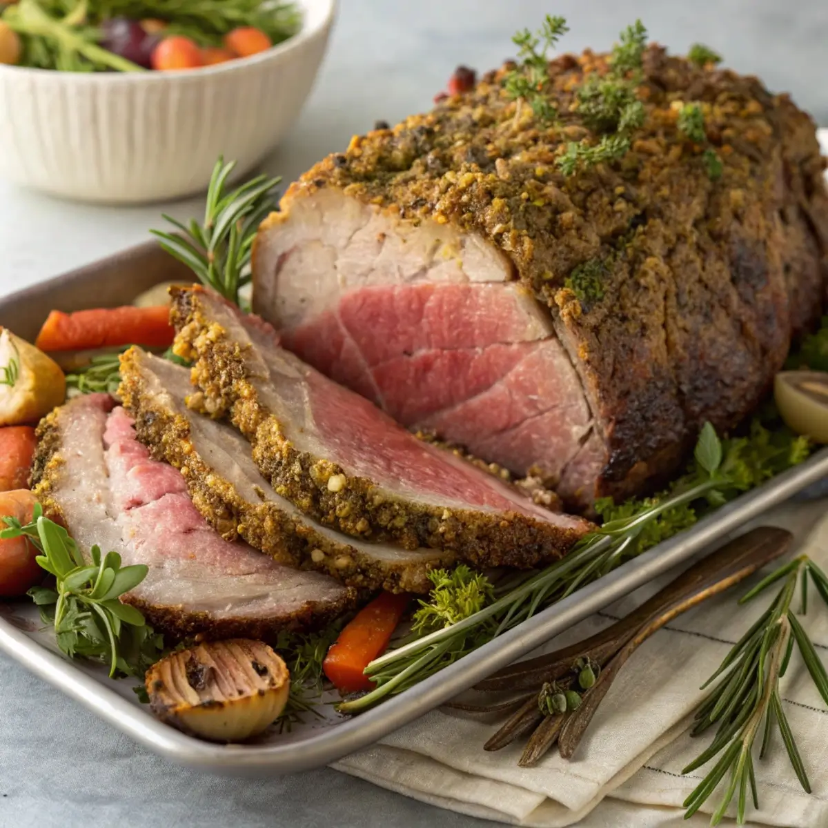 Crispy Oven-Baked Roast with Golden Herb Crust
