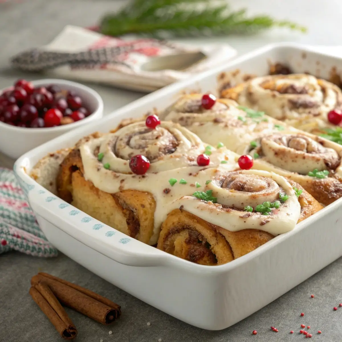 Cinnamon Roll Casserole for Holidays
