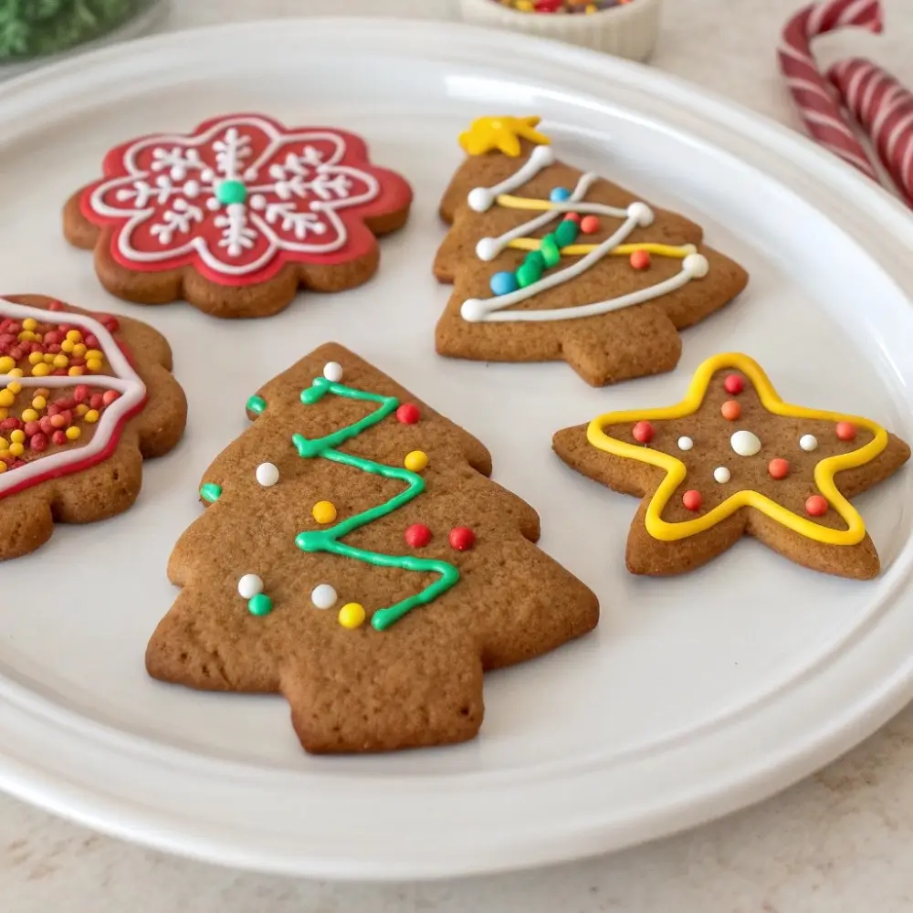Gingerbread Cookies for Decorating with Kids