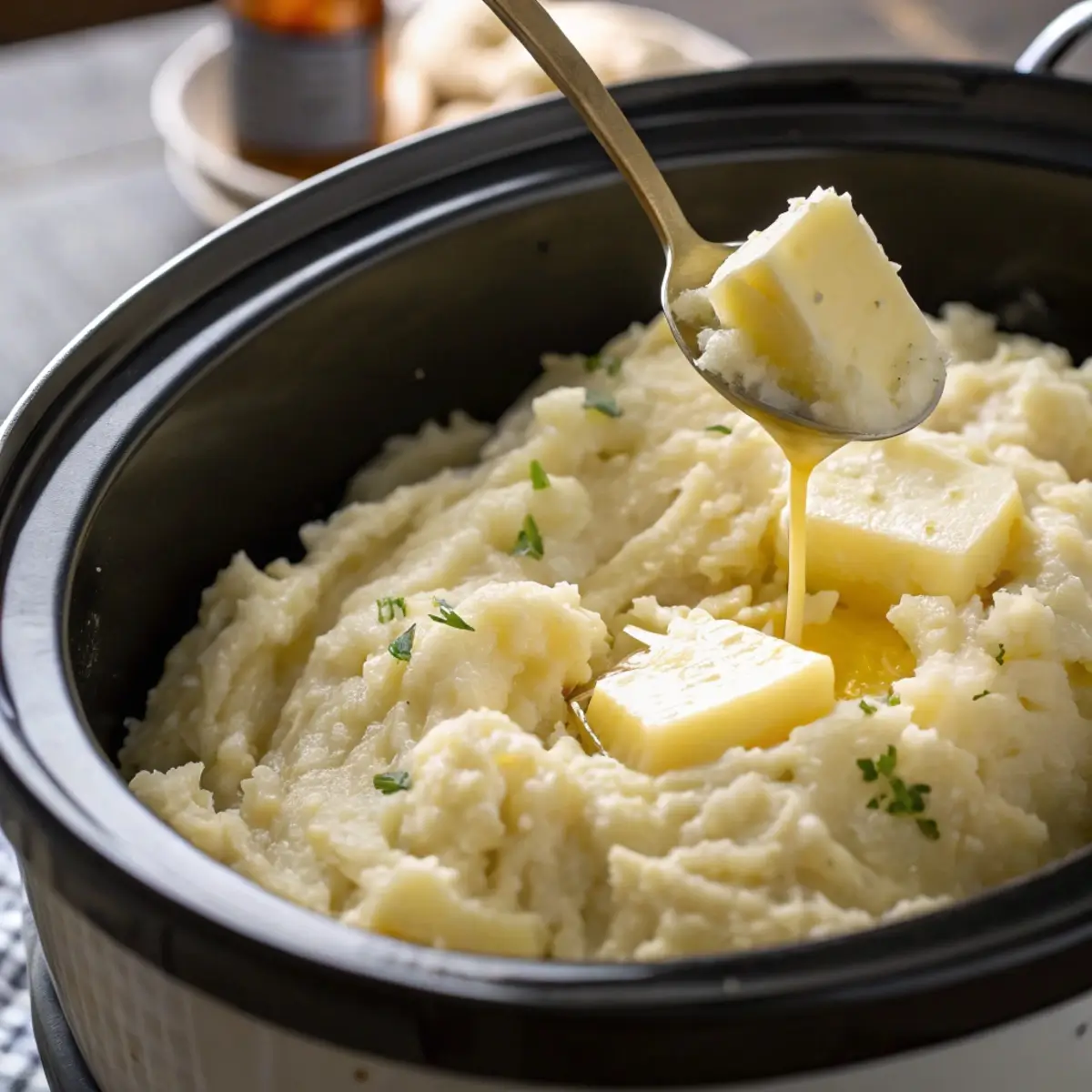 Slow Cooker Mashed Potatoes