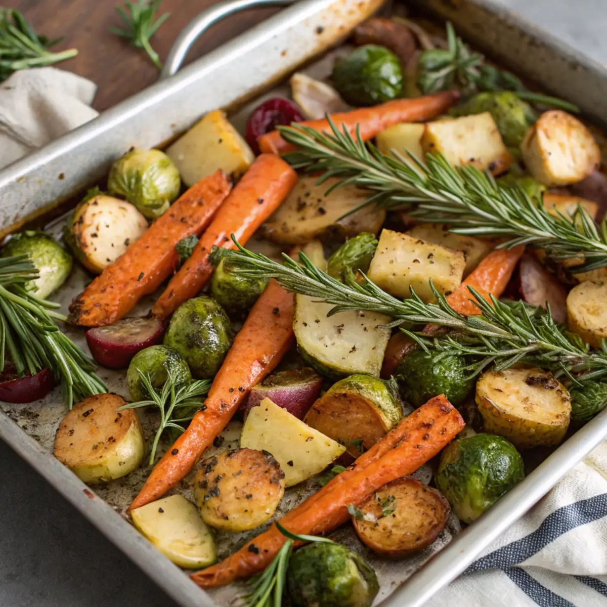 One-Pan Christmas Vegetable Sides