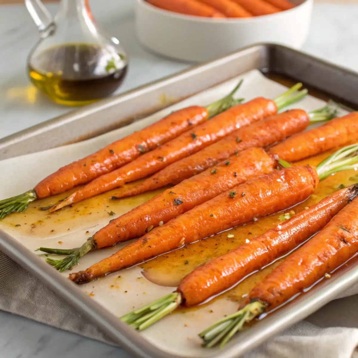 Honey Butter Roasted Carrots (Glazed + Festive)