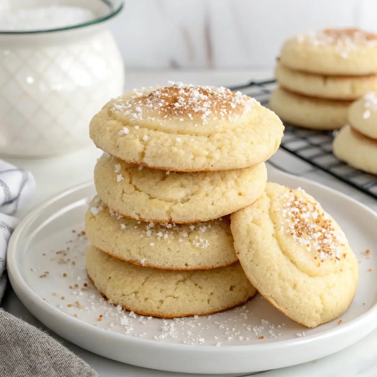 Puffy Sugar Cookies with Cream Cheese