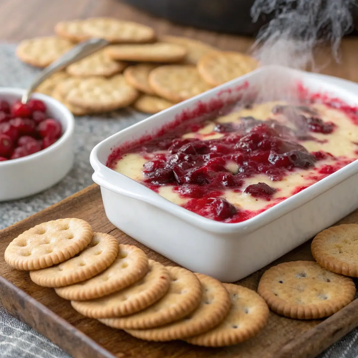 Cranberry Cream Cheese Dip (Warm)