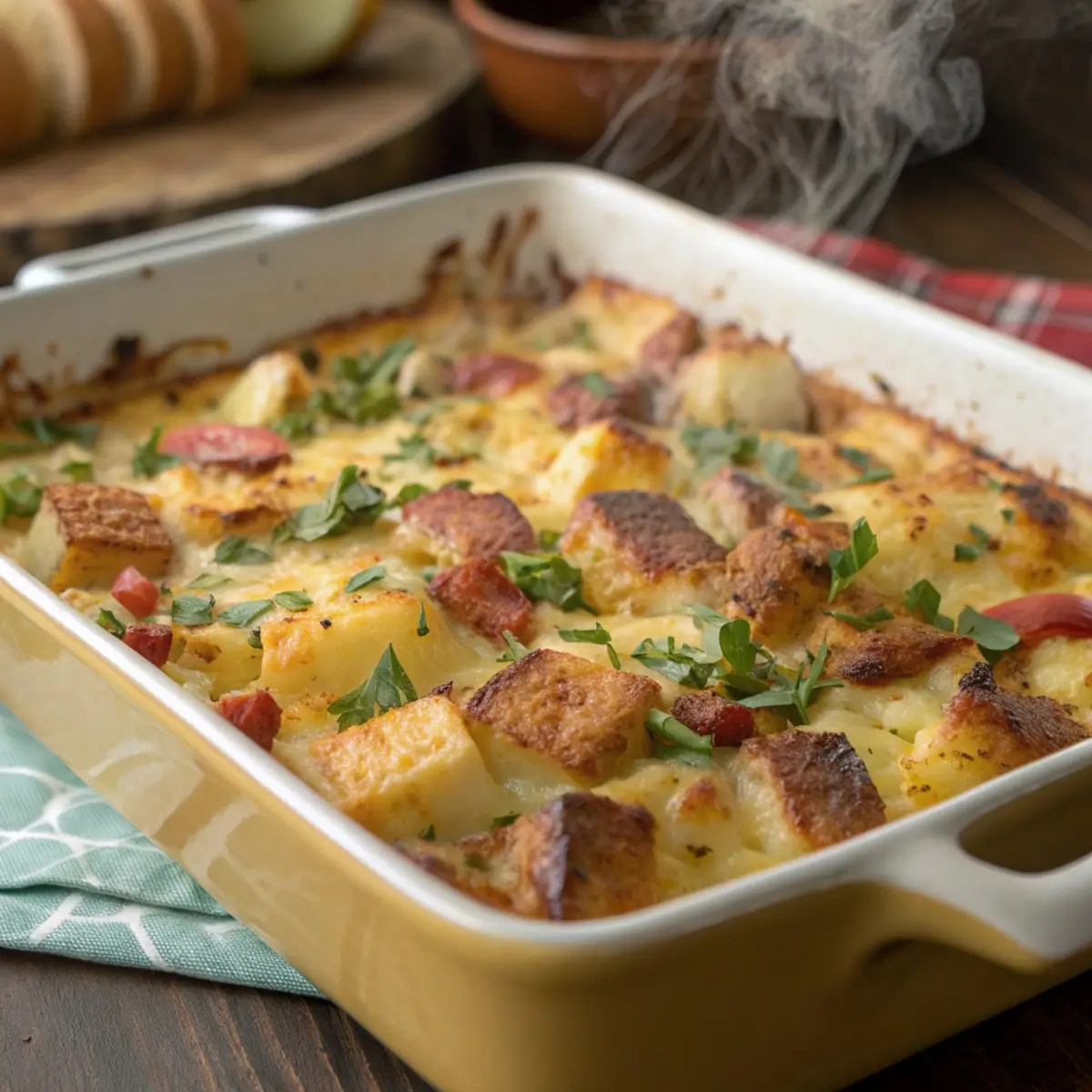 Potato & Cheese Breakfast Bake