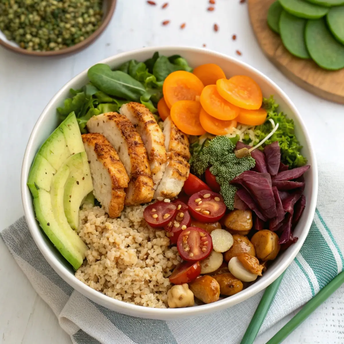 Quick Healthy Dinner Bowls (Protein + Veggies)