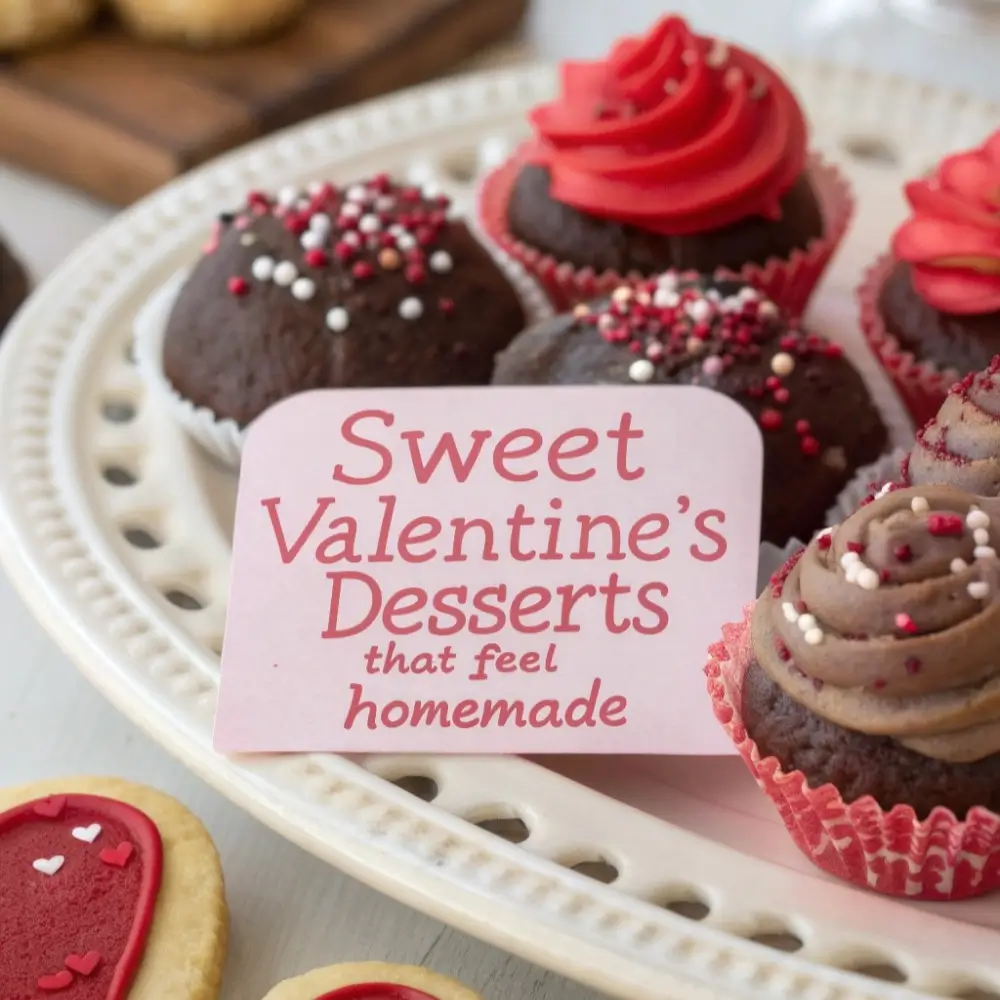 Sweet Valentine’s Desserts That Feel Homemade