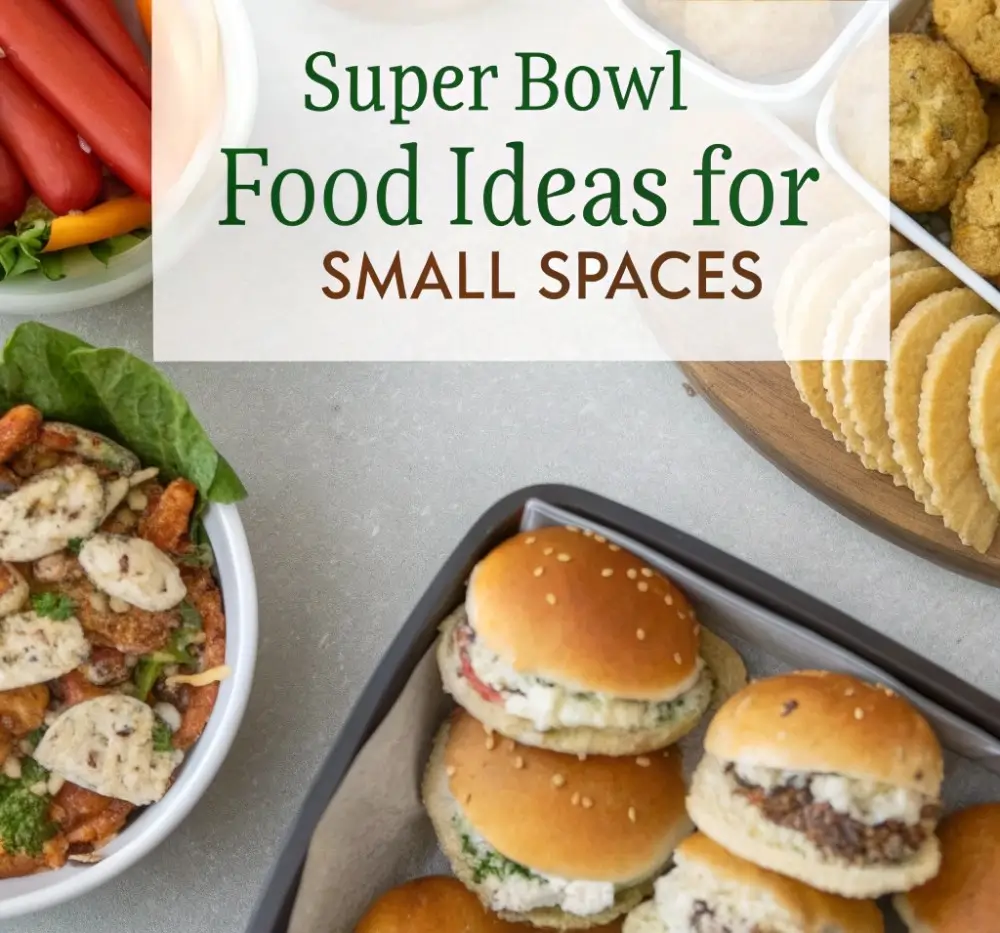 Super Bowl Food Ideas for Small Spaces