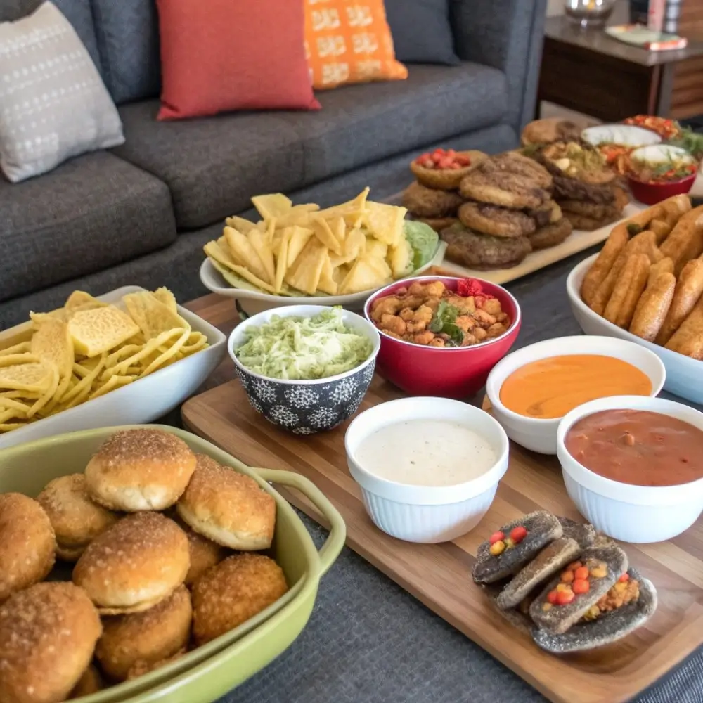 Super Bowl Party Food for Living Room Setups