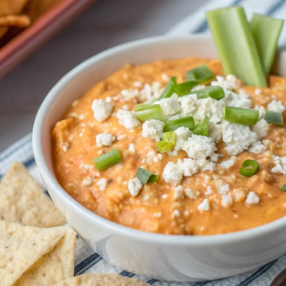 Buffalo Chicken Dip for Family Snack Nights