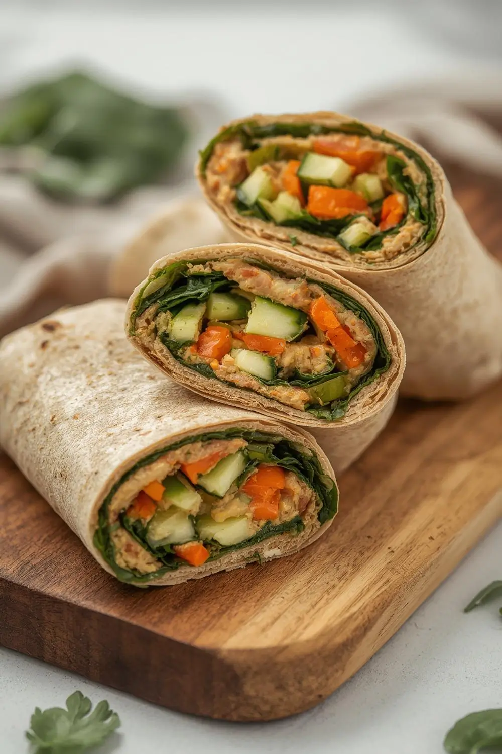 Quick & Easy Veggie Hummus Wraps: Perfect Healthy Snack!