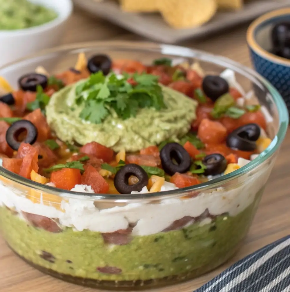 7 Layer Dip for Living Room Gatherings