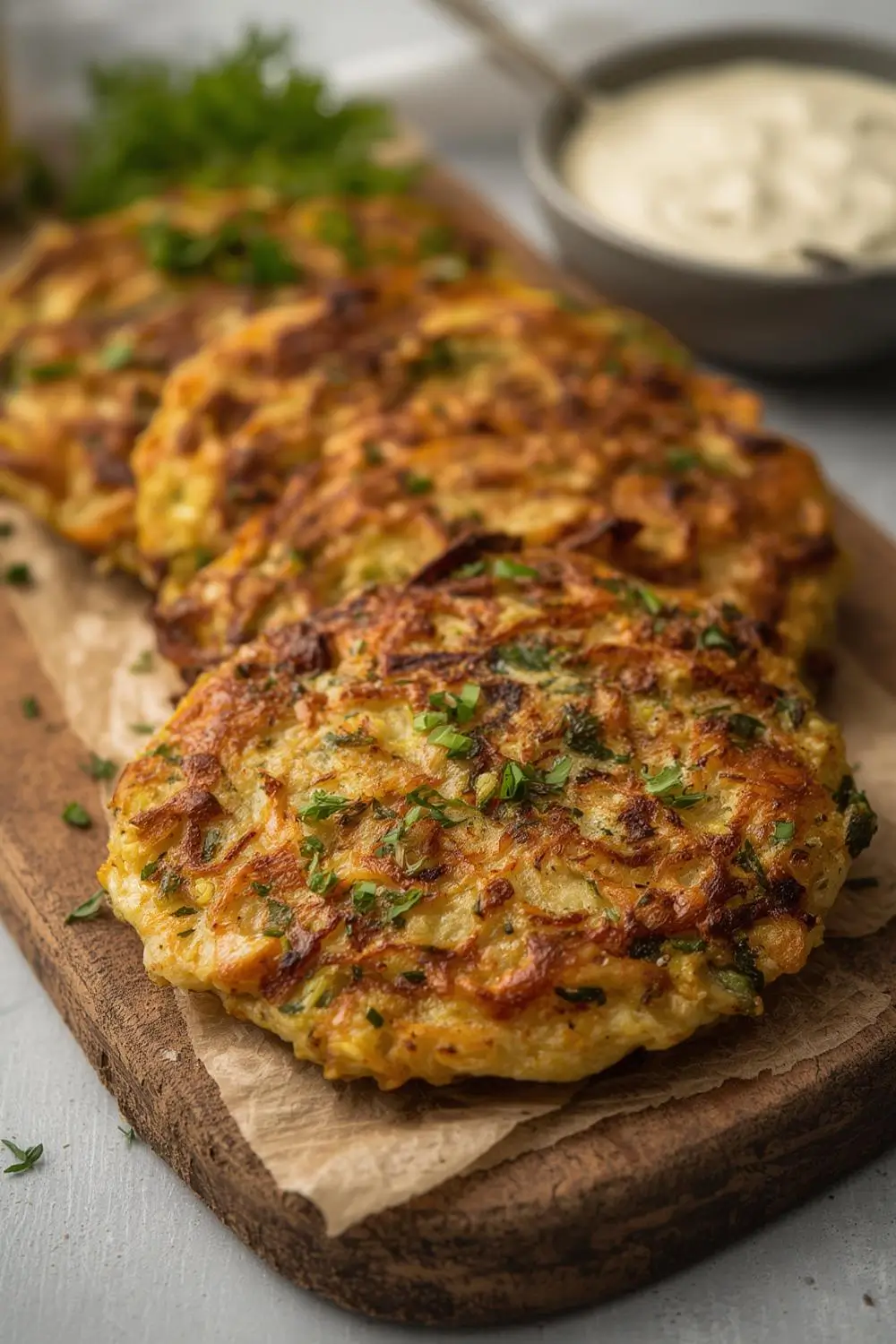 5-Minute Sourdough Discard Veggie Pancakes: Crispy & Healthy Zero-Waste Breakfast!
