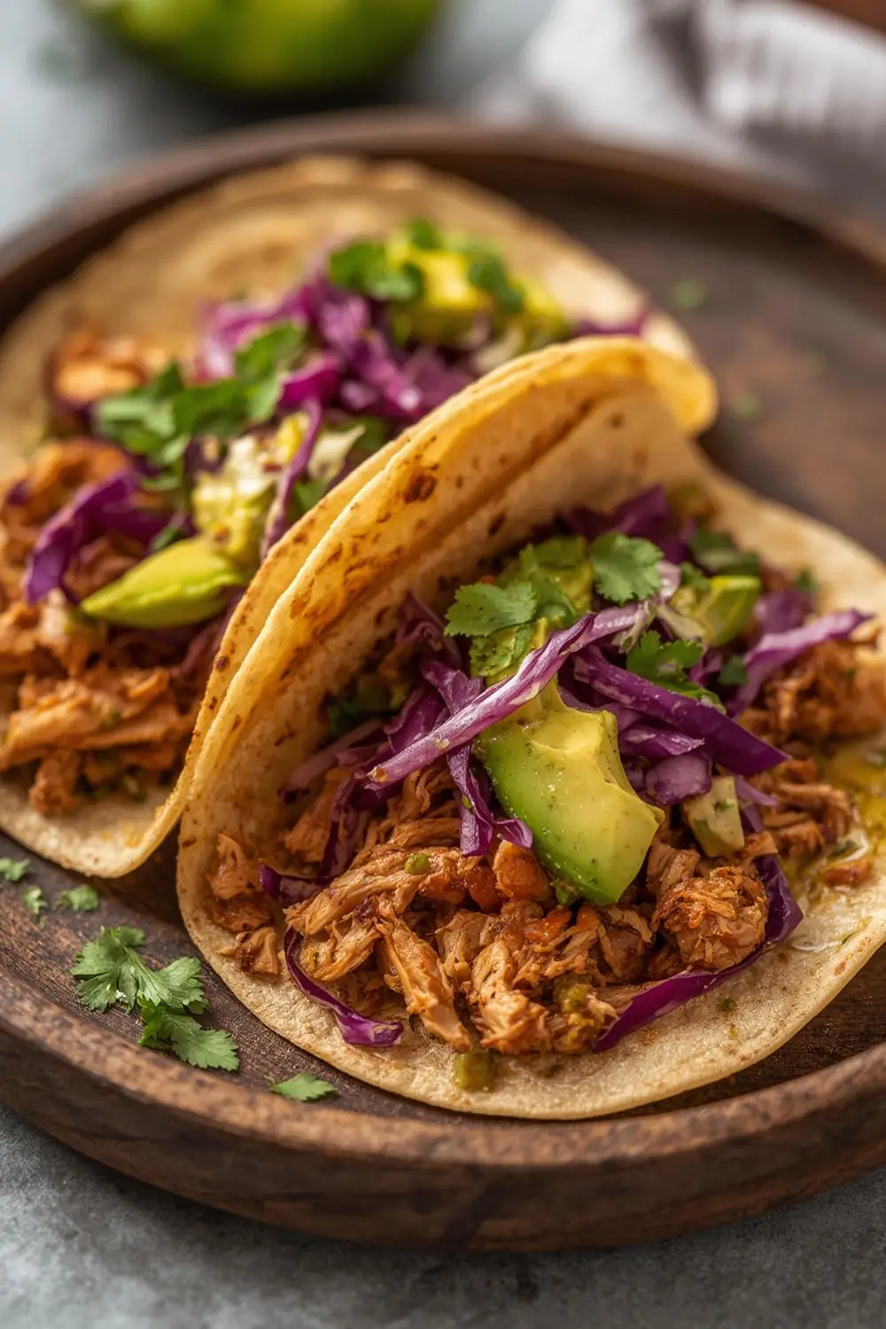 Crockpot Salsa Verde Chicken Tacos – Tender & Easy 4-Ingredient Meal