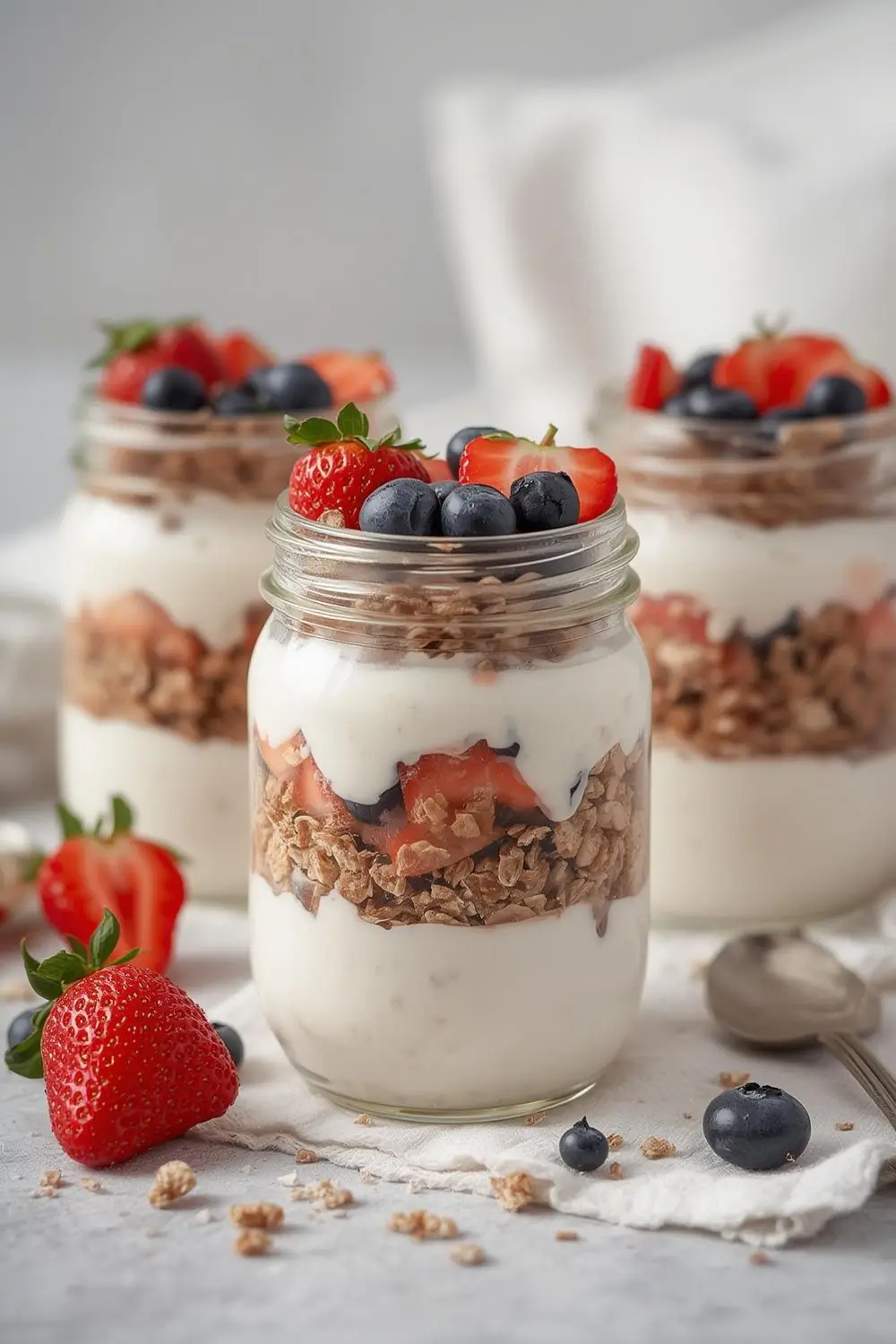 Easy Greek Yogurt Fruit Breakfast Cups