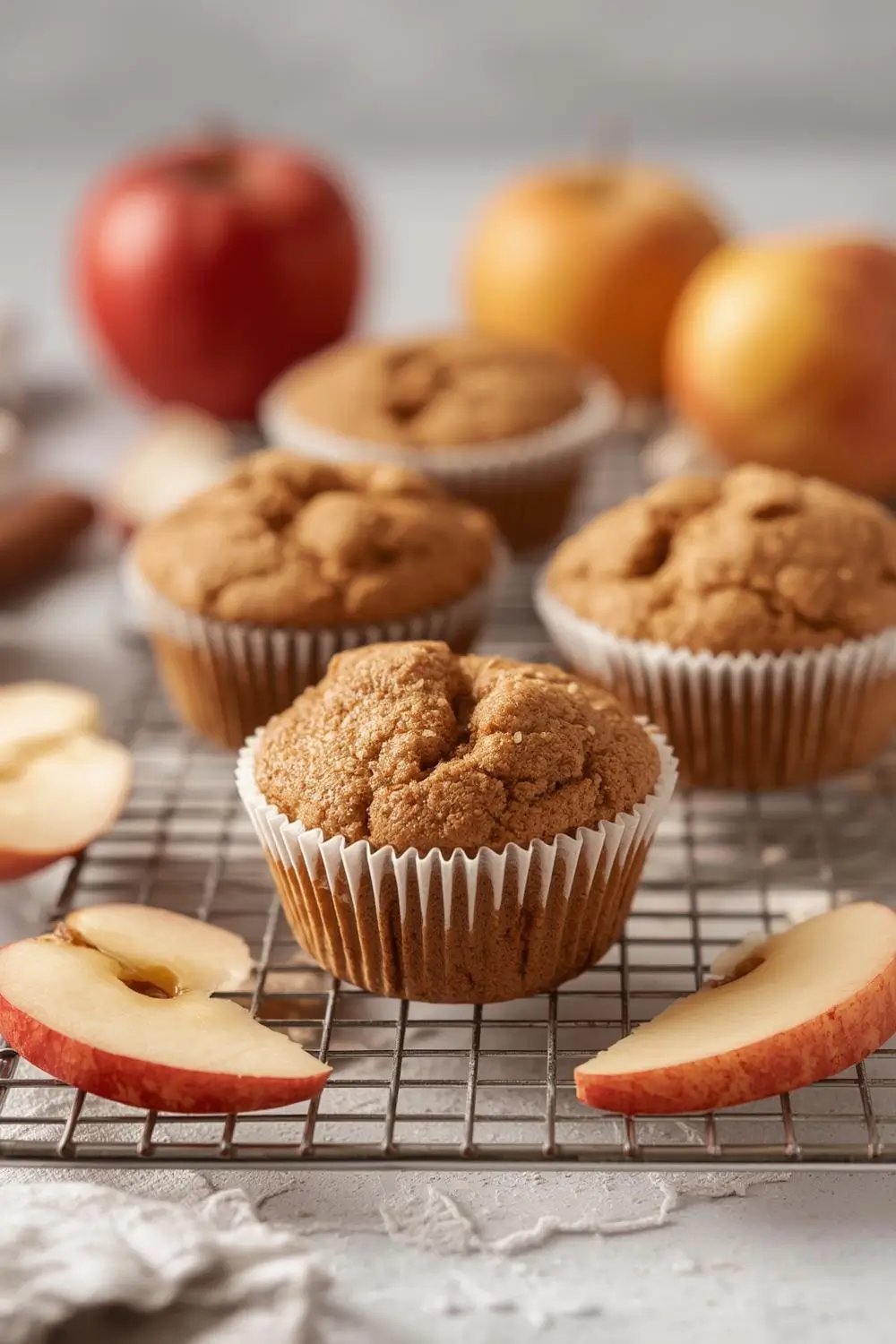 Healthy Apple Cinnamon Breakfast Muffins