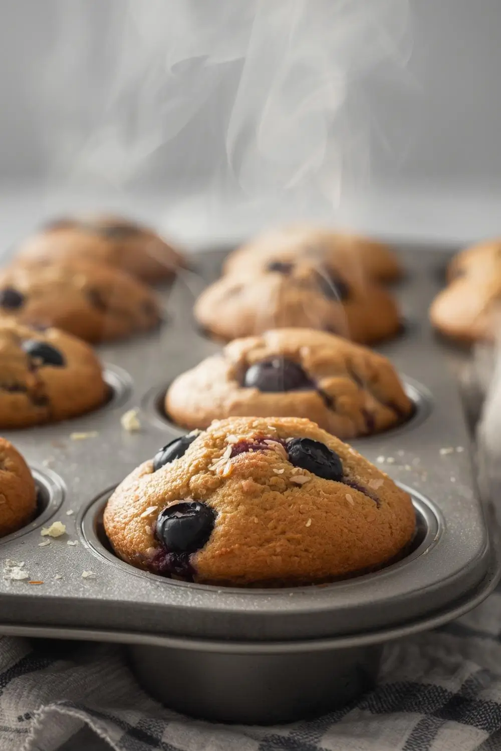 Moist Sourdough Discard Blueberry Muffins Recipe – Easy Breakfast Treat!