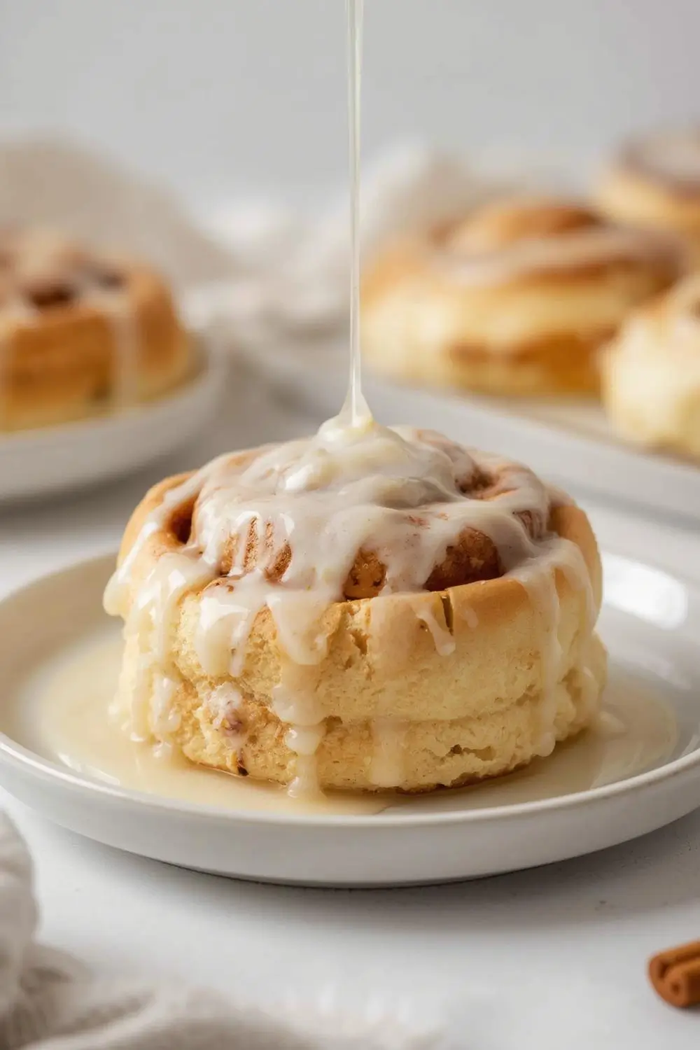 Pillowy Soft Cinnamon Rolls with Vanilla Glaze