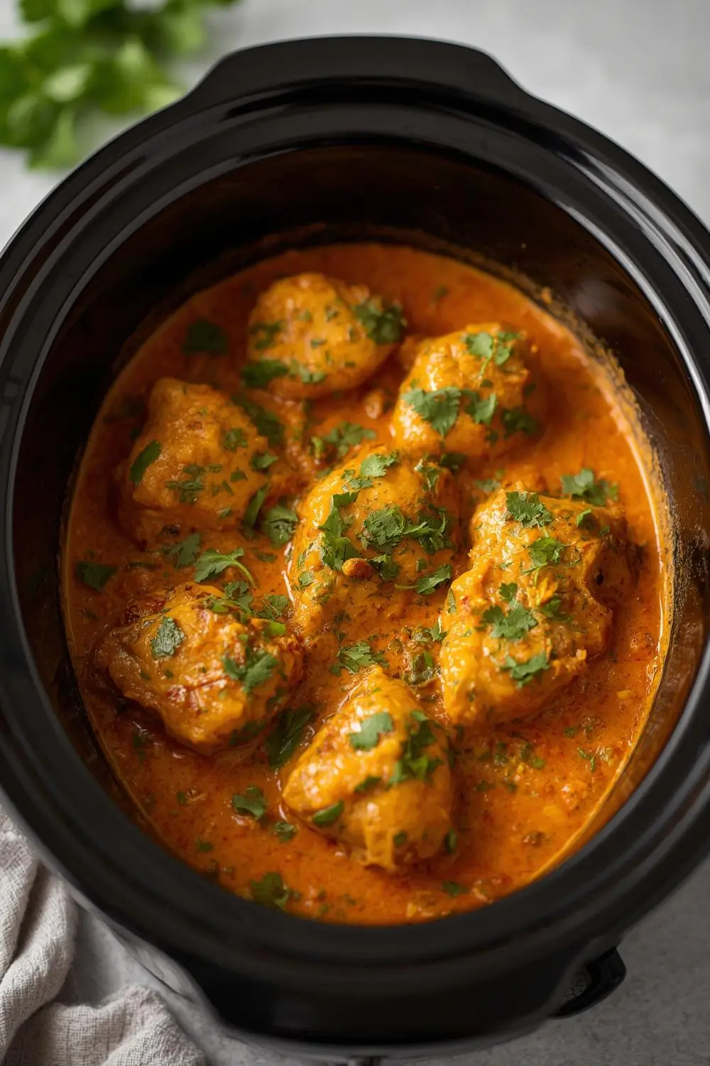 Slow Cooker Creamy Butter Chicken Curry – Effortless Dinner Magic!