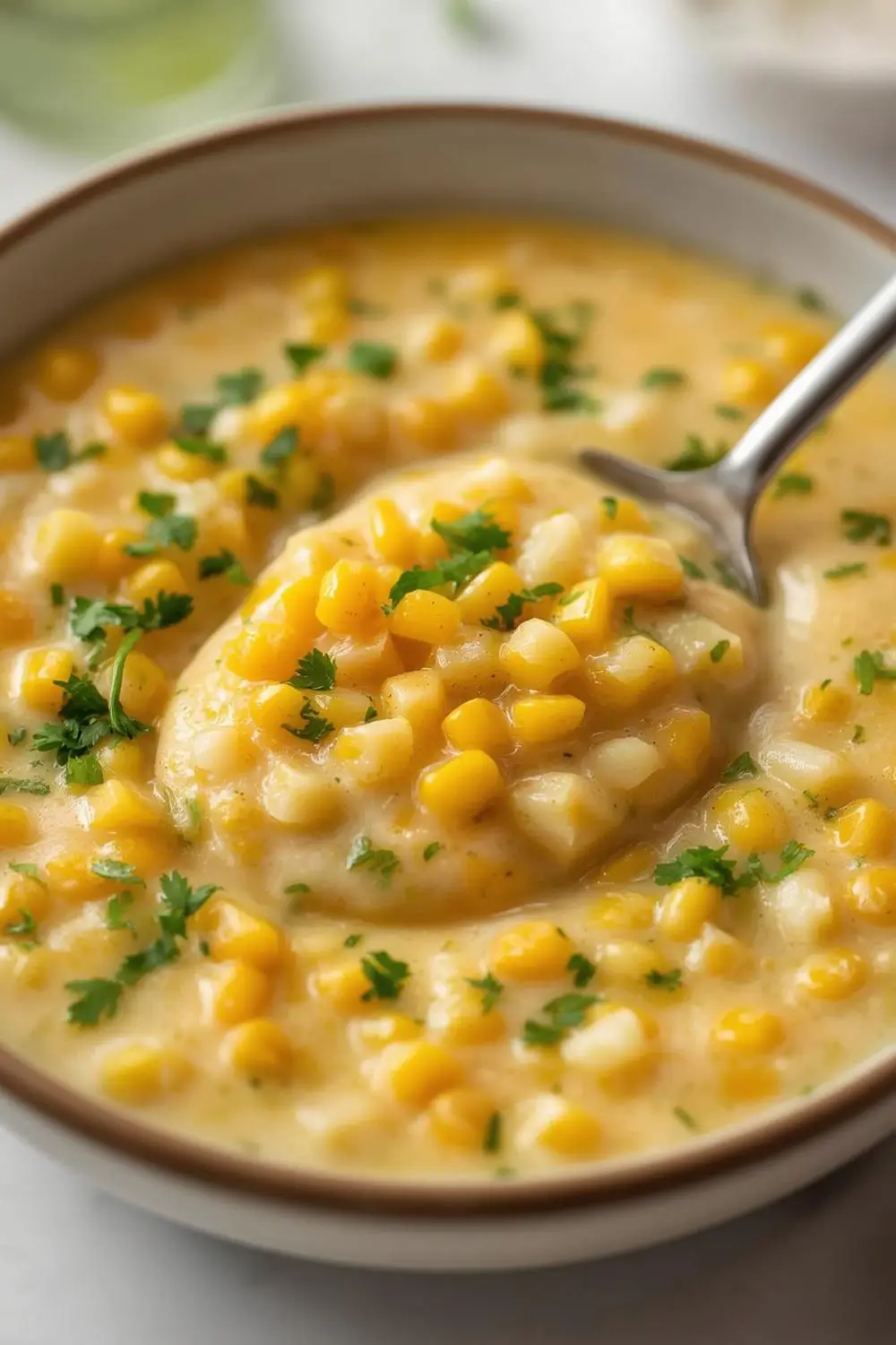 Slow Cooker Creamy Corn Chowder – Easy & Comforting!
