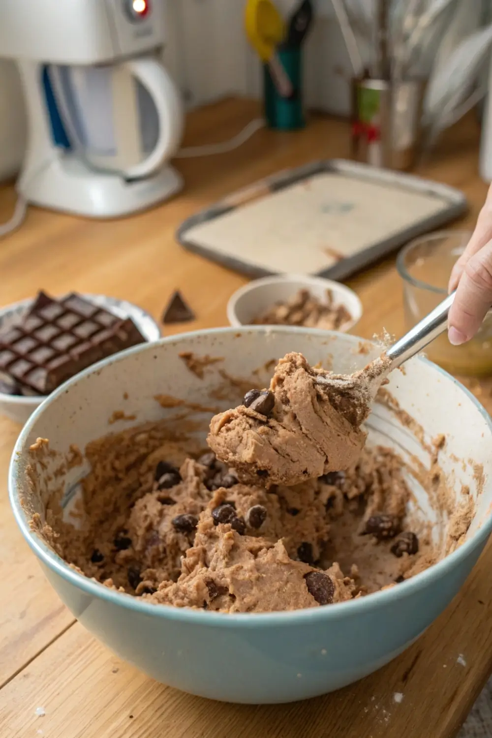 Easy Brownie Mix Cookies No Mixer Needed