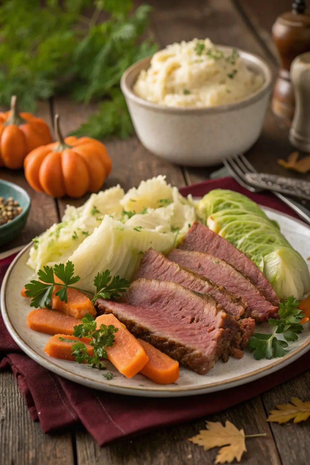 Corned Beef Cabbage Rustic Farmhouse Recipe