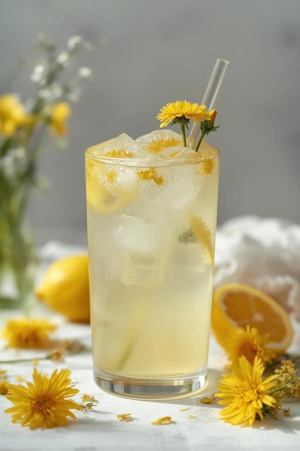 Dandelion Flower Lemonade: A Refreshing Spring Drink