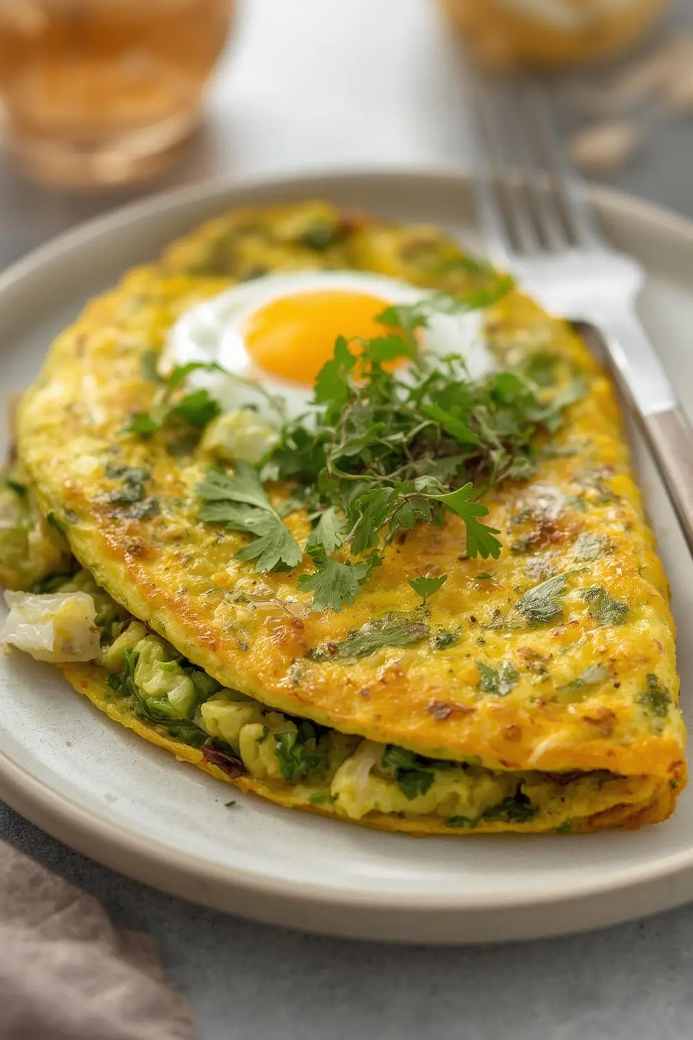 Dandelion Greens Breakfast Omelet: Healthy & Delicious Recipe