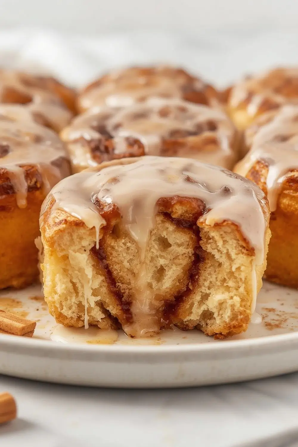 Easy Cinnamon Rolls with Soft Center Texture