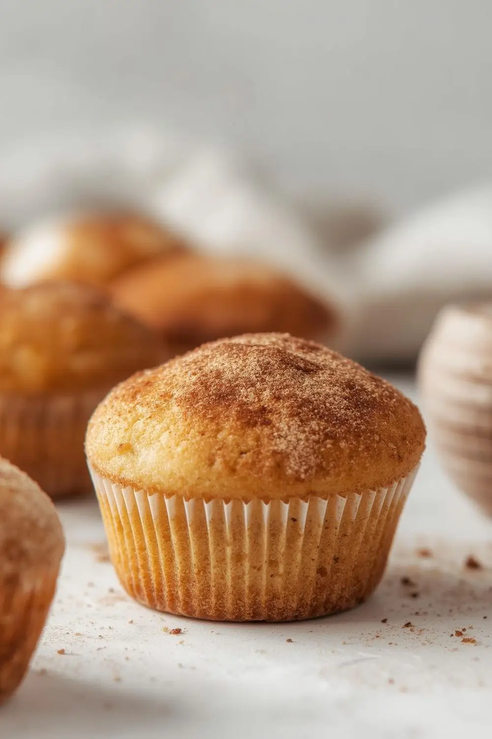 Easy Sourdough Discard Cinnamon Sugar Donut Muffins