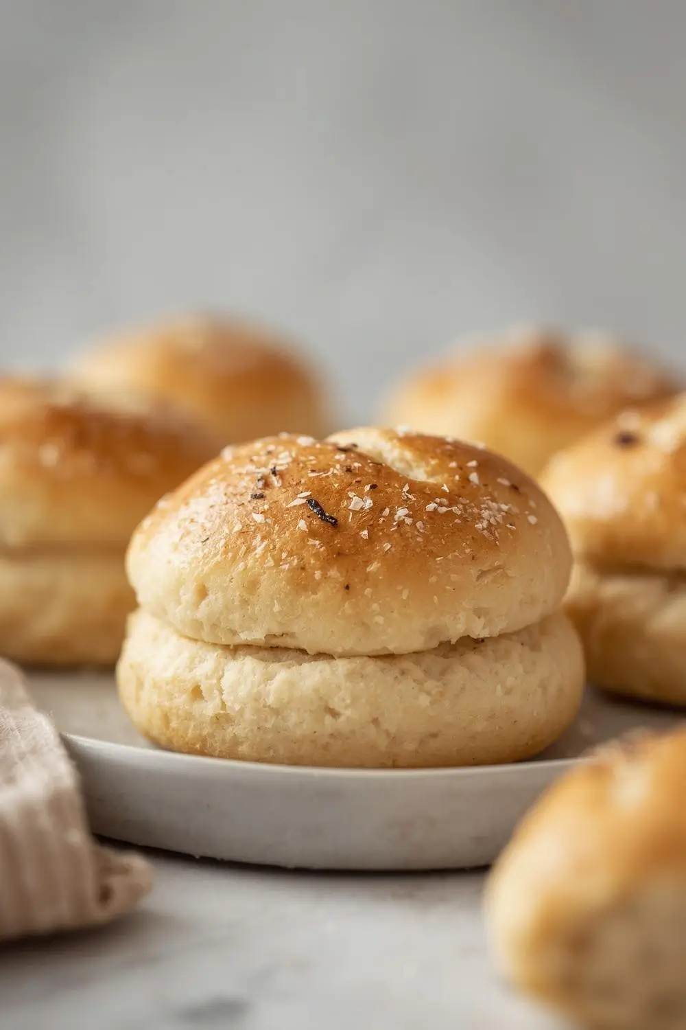 Easy Sourdough Discard Soft Sandwich Rolls Recipe