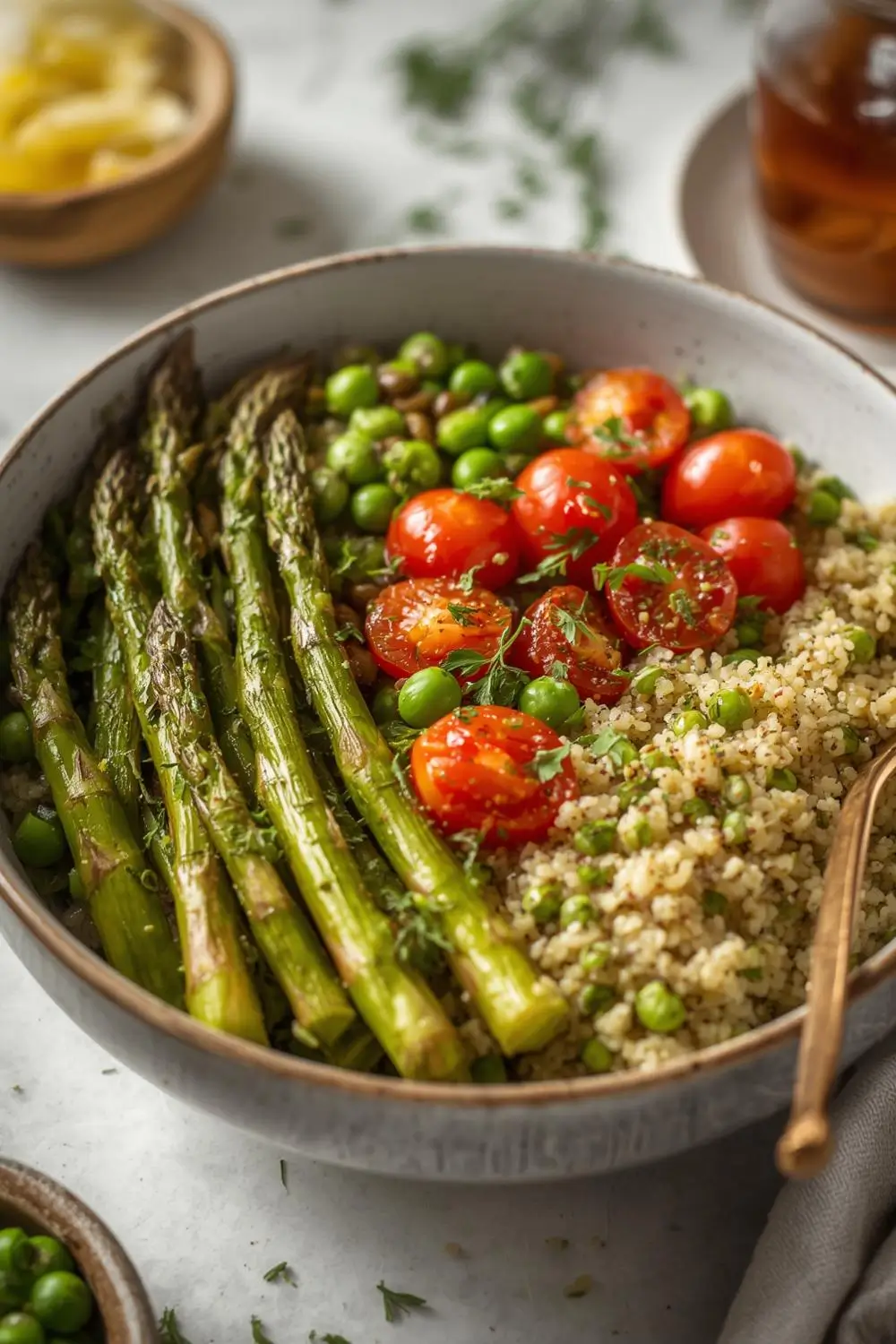 Fresh Spring Vegetable Couscous Bowl