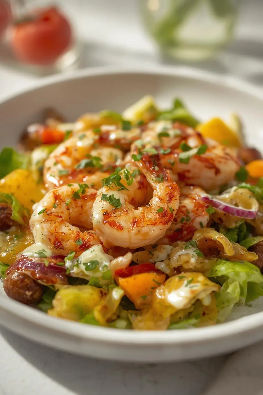 Grilled Shrimp & Spring Salad: Fresh & Flavorful Dinner