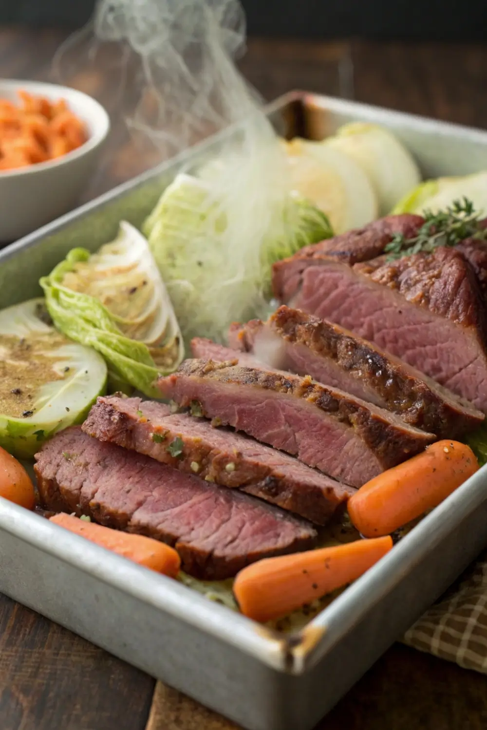Oven Baked Corned Beef and Cabbage Dinner