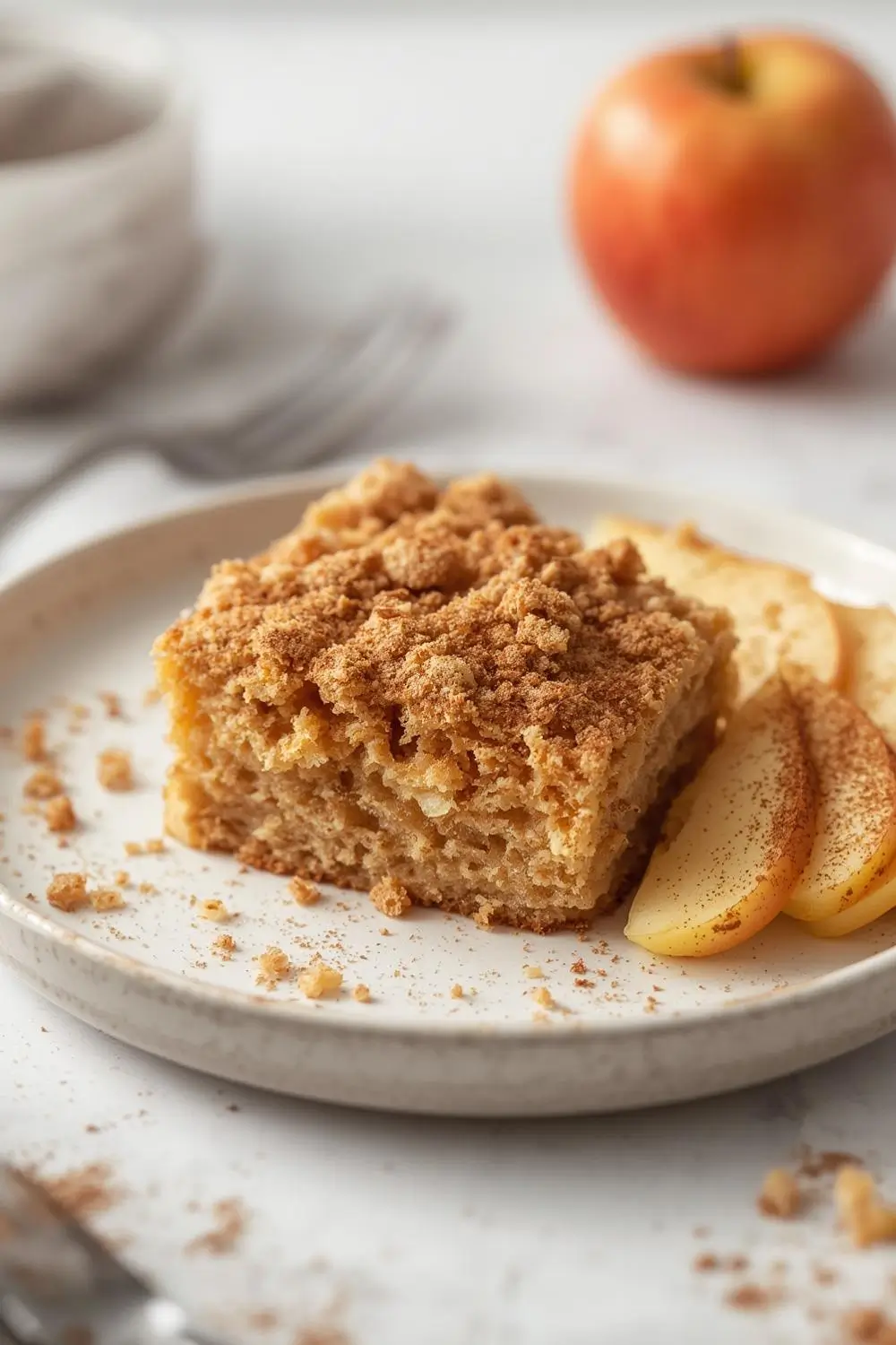 Sourdough Discard Apple Crumb Snack Cake – Easy & Delicious