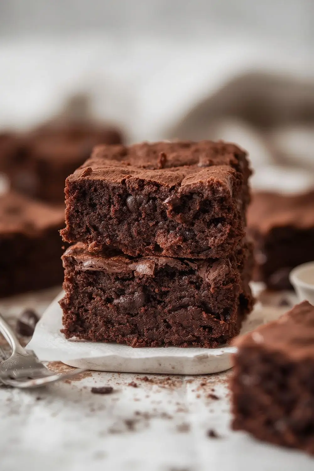 Sourdough Discard Double Chocolate Brownies