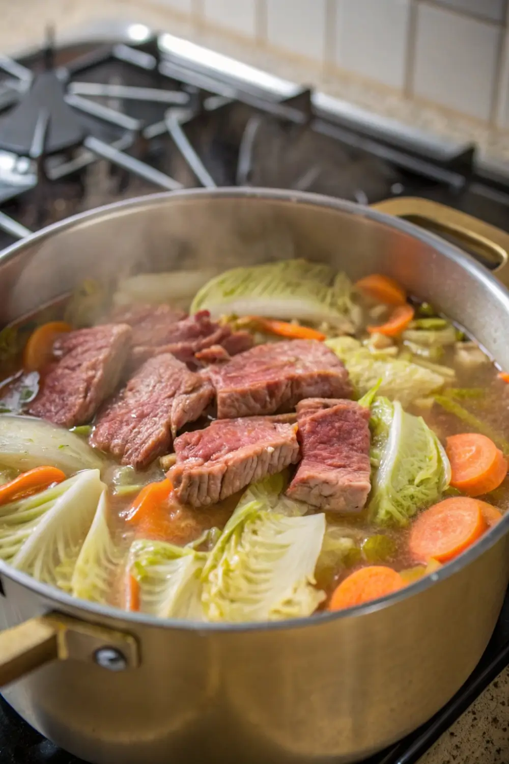 Easy Stovetop Corned Beef Cabbage Recipe