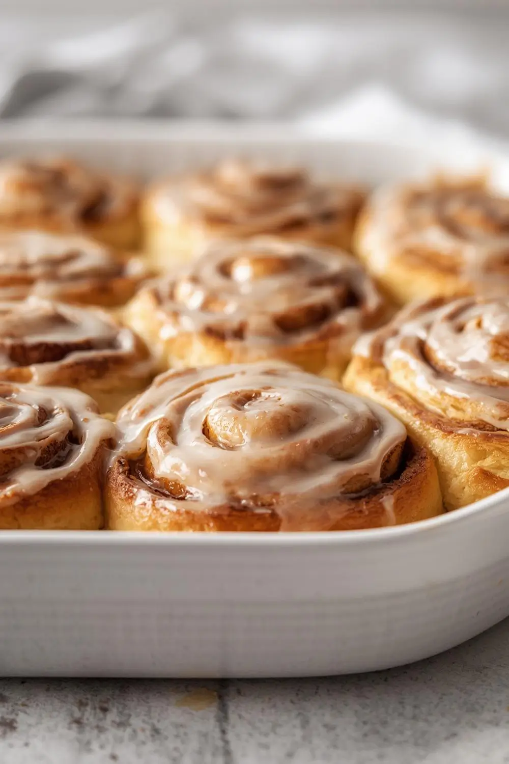Thick and Fluffy Cinnamon Rolls Bakery Style